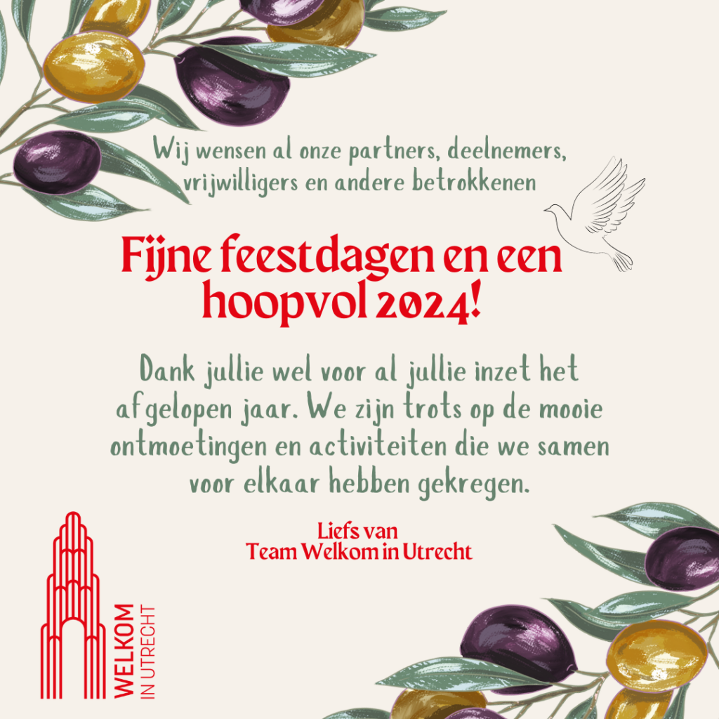 Welkom in Utrecht wenst jullie het allerbeste voor het nieuwe jaar!