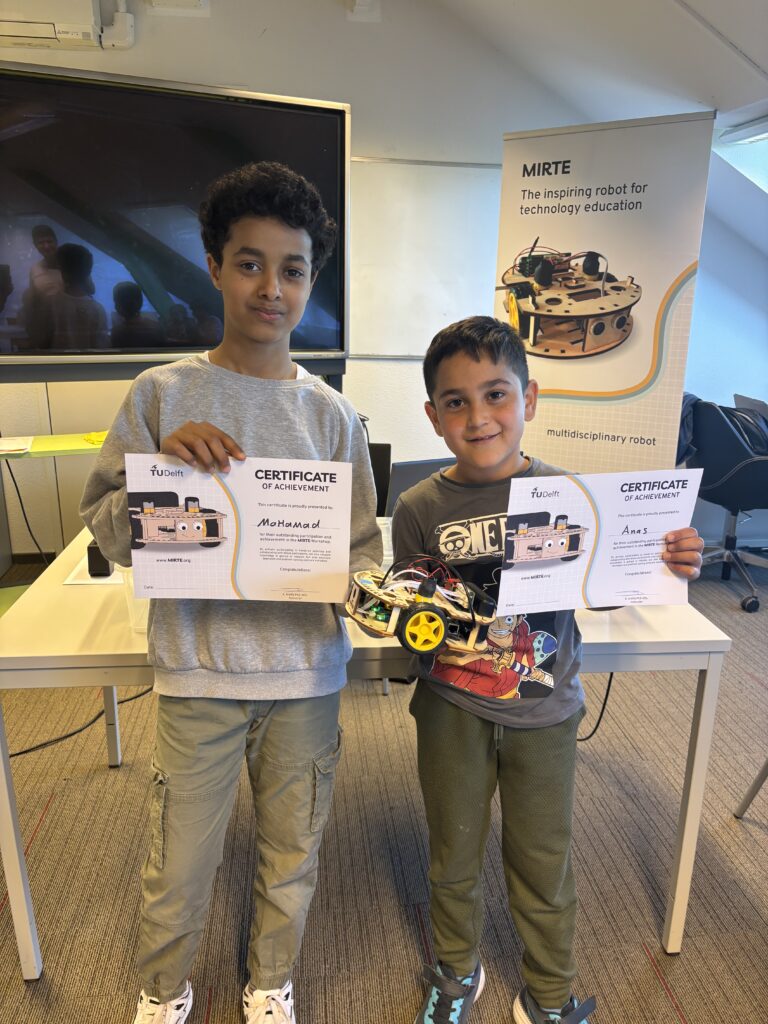 Building robots at the asylum seekers’ center