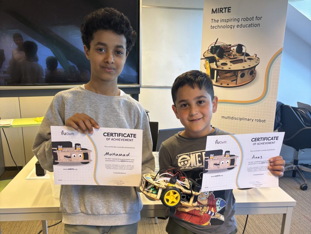 Robots bouwen op het azc